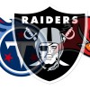 Oakland Raiders Tampa Bay Buccaneers and Tennessee Titans