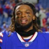 Damar Hamlin on the Bills’ practice field today, participating in individual drills GettyImages-1426387140-e1684870094211.jpg